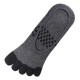 Pack de 5 Paires Socquettes INVISIBLE à doigts Assorties T.U.