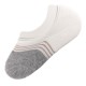 Pack de 6 Paires Socquettes Invisible Anti-dérapant T.U.