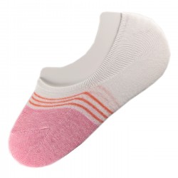 Pack de 12 Paires Socquettes Invisible Anti-dérapant Rose T.U.