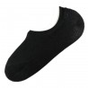 Pack de 2 Paires Socquettes Invisible Anti-dérapant Noir T.U.