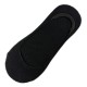 Pack de 2 Paires Socquettes Invisible Anti-dérapant Noir T.U.