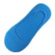 Pack de 2 Paires Socquettes Invisible Anti-dérapant Bleu T.U.