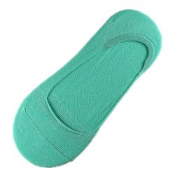 Pack de 12 Paires Socquettes Invisible Anti-dérapant Vert T.U.