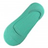 Pack de 2 Paires Socquettes Invisible Anti-dérapant Vert T.U.