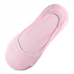 Pack de 12 Paires Socquettes Invisible Anti-dérapant Rose T.U.