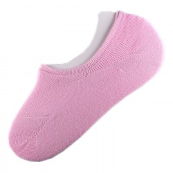 Pack de 12 Paires Socquettes Invisible Anti-dérapant Rose T.U.