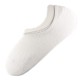 Pack de 2 Paires Socquettes Invisible Anti-dérapant Blanc T.U.