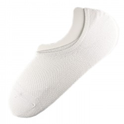 Pack de 12 Paires Socquettes Invisible Anti-dérapant Blanc T.U.