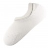 Pack de 2 Paires Socquettes Invisible Anti-dérapant Blanc T.U.