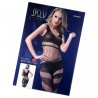 Body collant ouvert résille SEXY T.U.