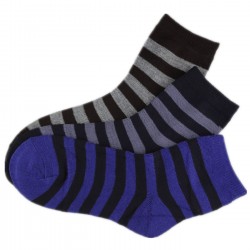 Pack de 6 Paires Chaussettes Rayées assortie