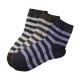 Pack de 6 Paires Chaussettes Rayées assortie