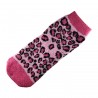 Pack de 2 Paires Chaussettes Chaudes Polaires Motif Panthère Rose T.U.