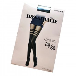 Collants effet Bas OPAQUE NOIR