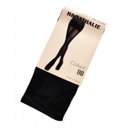 Collants OPAQUE rayure NOIR