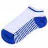 Pack de 4 Paires Socquettes Blanc/Bleu Rayée Garçon